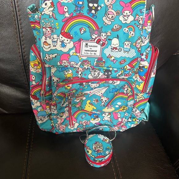 Tokidoki x Hello Kitty Colorful Backpack Set - Picture 3 of 4